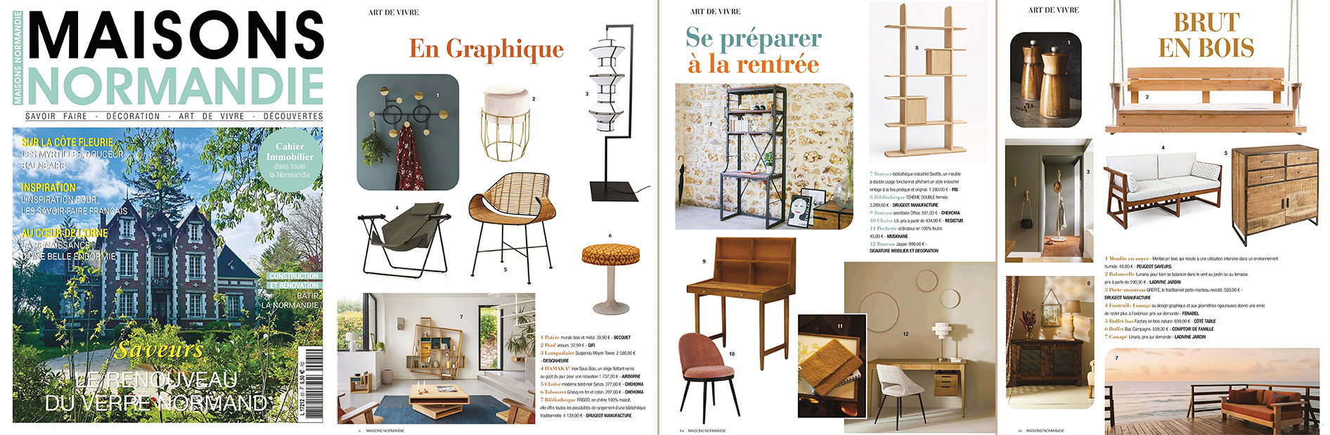 catalogue Maisons Normandie aout septembre 2026