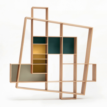 bibliothèque personnalisable sur-mesure Frisco coloris au choix meuble tendance personnalisé dimensions adaptables