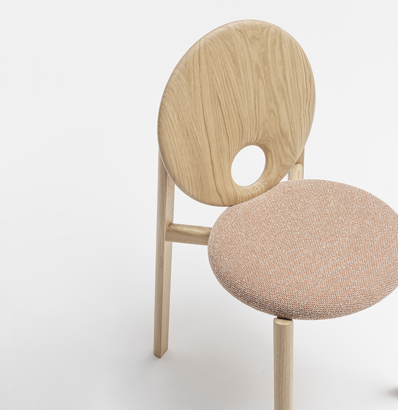 Chaise HELIO tapissée – Image 5