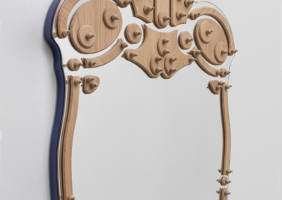 miroir d'exception en bois massif fabrication artisanale sewn mirror drugeot revelations