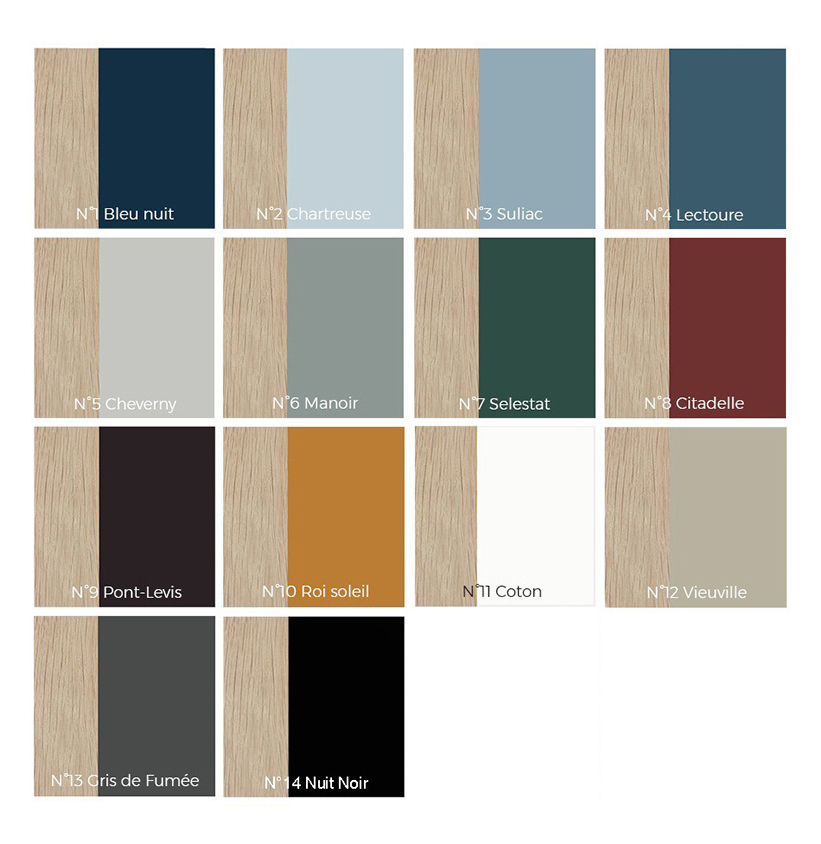camaïeu couleurs pour mobilier personnalisé association bois et coloris meuble tendance chaleureux