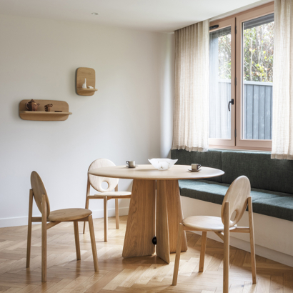 sejour table de repas ronde farfalla