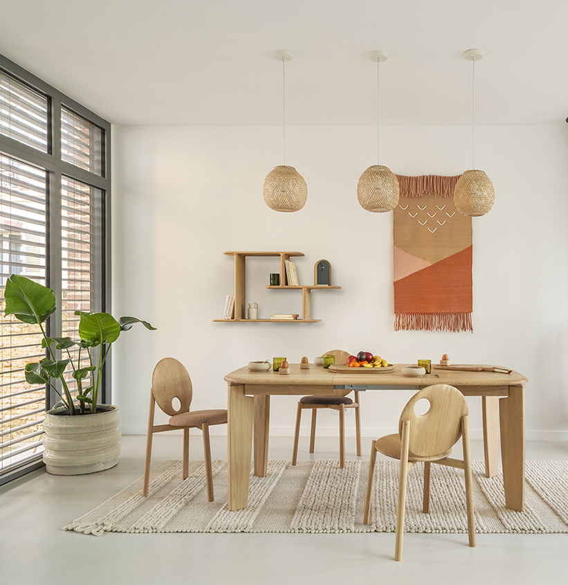 table de salon extensible pour réinventer les petits espaces
