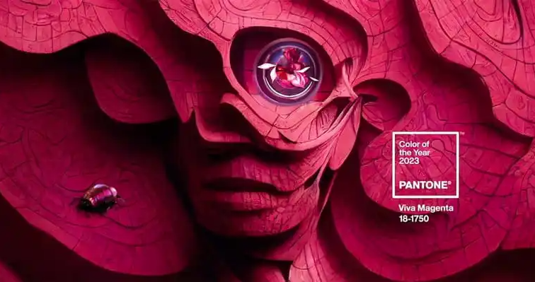 viva magenta couleur pantone 2023